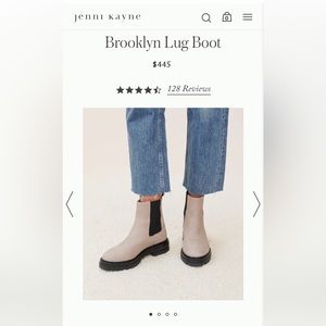 Jenny Kayne Lug Boot in Taupe - Size 37 - Lovely boot that goes with everything!